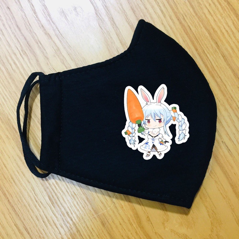 khẩu trang usada pekora -Hololive/ khẩu trang hình usada