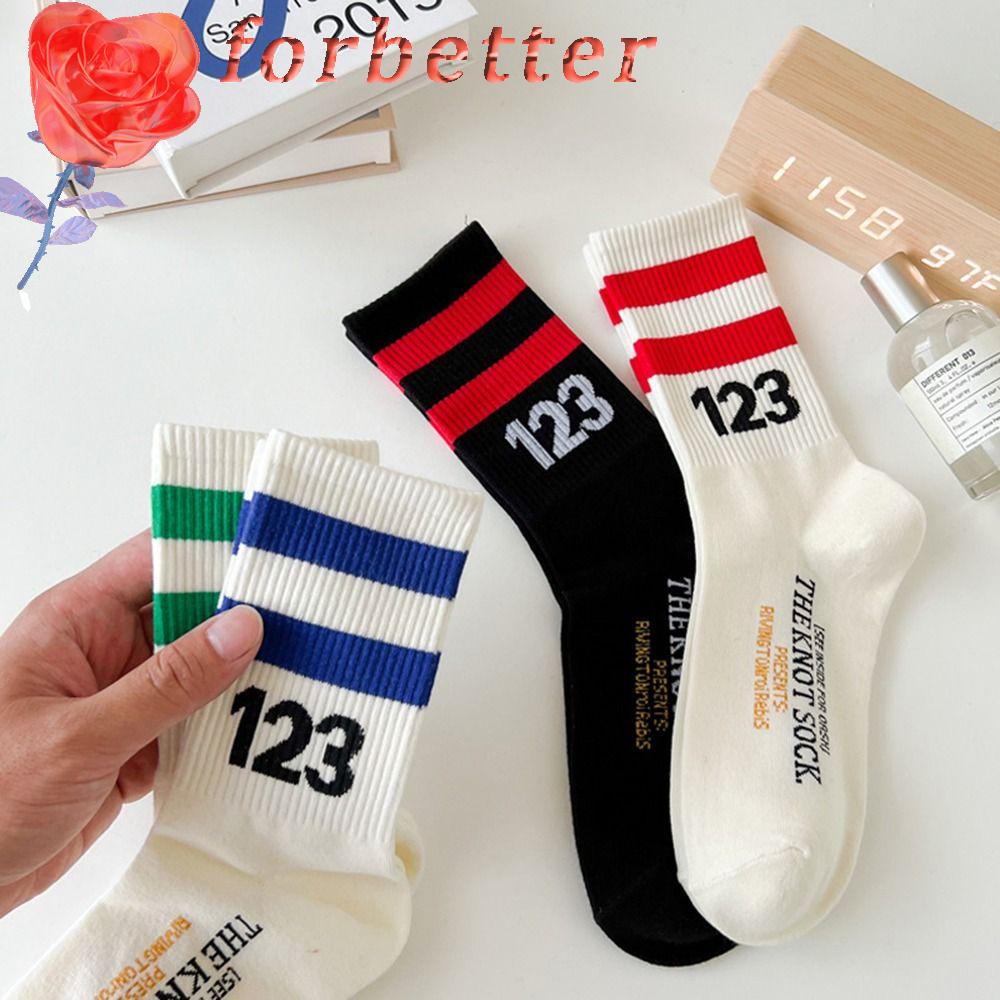 Vớ Thể Thao 123 Bắp Chân Phong Cách Harajuku Hip Hop Cho Nữ