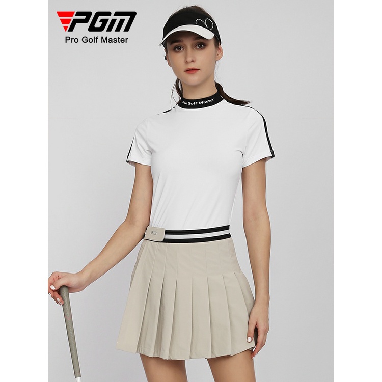 PGM Váy golf mới của phụ nữ váy thể thao quần dài nửa thân váy căng đai xếp li váy