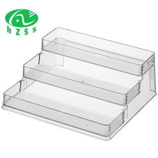 Spice Rack Kitchen Pantry Step Shelf Cabinet Organizer, Spice and Food Kitchen Cabinet Pantry Shelf Seasoning Organizer