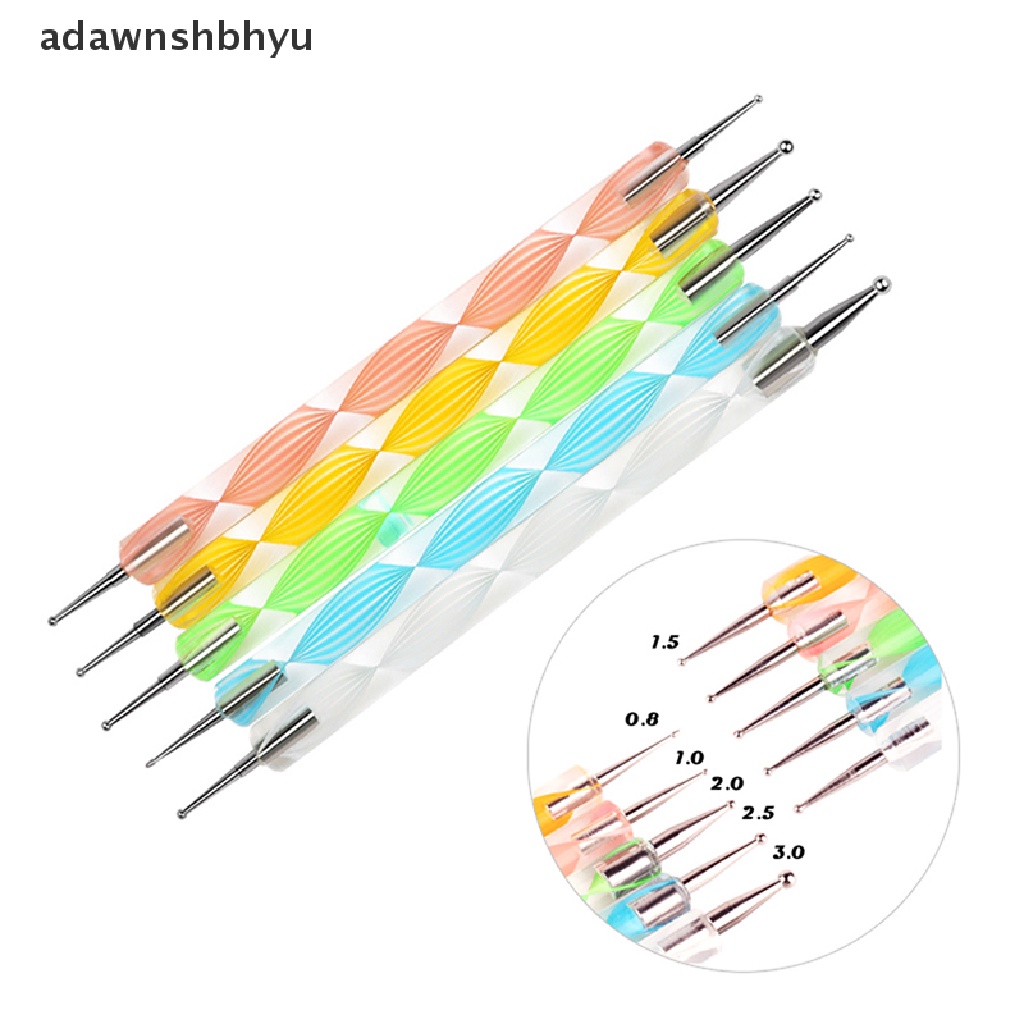 Bút Trang Trí Móng Tay Nghệ Thuật DIY 5 X 2 Chiều 10 Cây