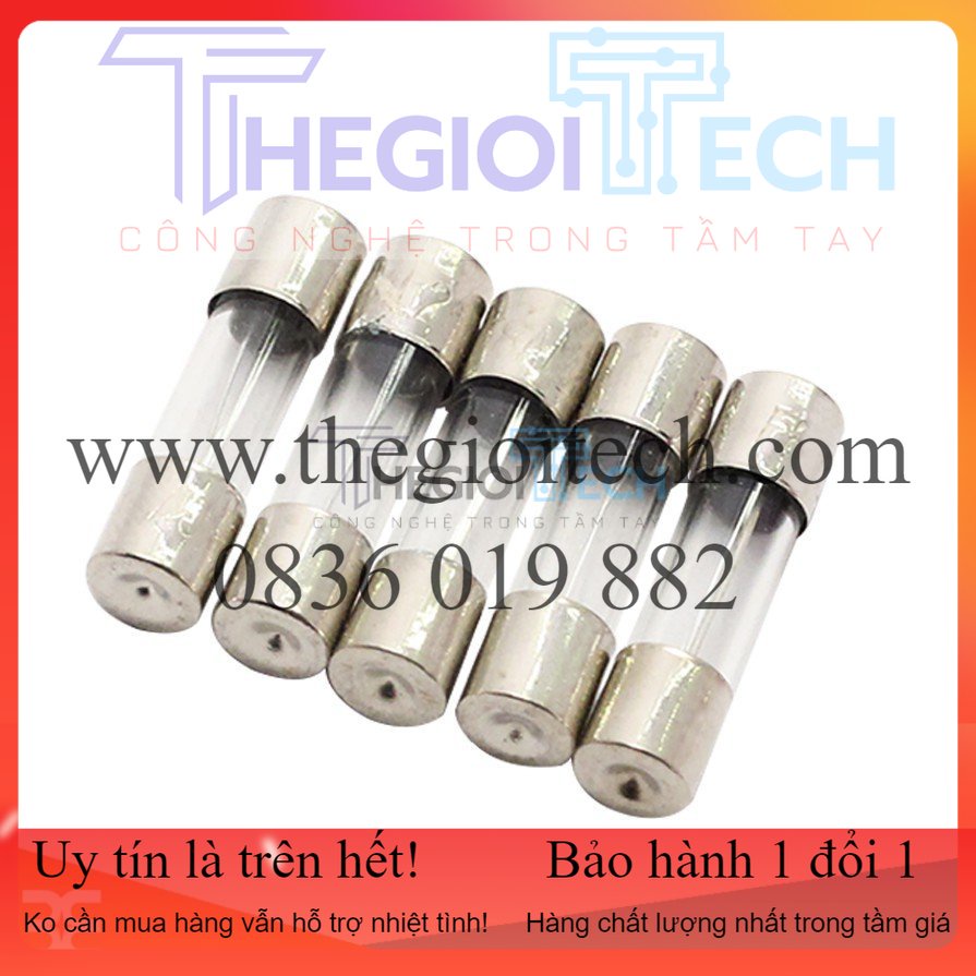Cầu Chì Ống 5x20mm 250V Đủ Loại (1 cái) - 6A