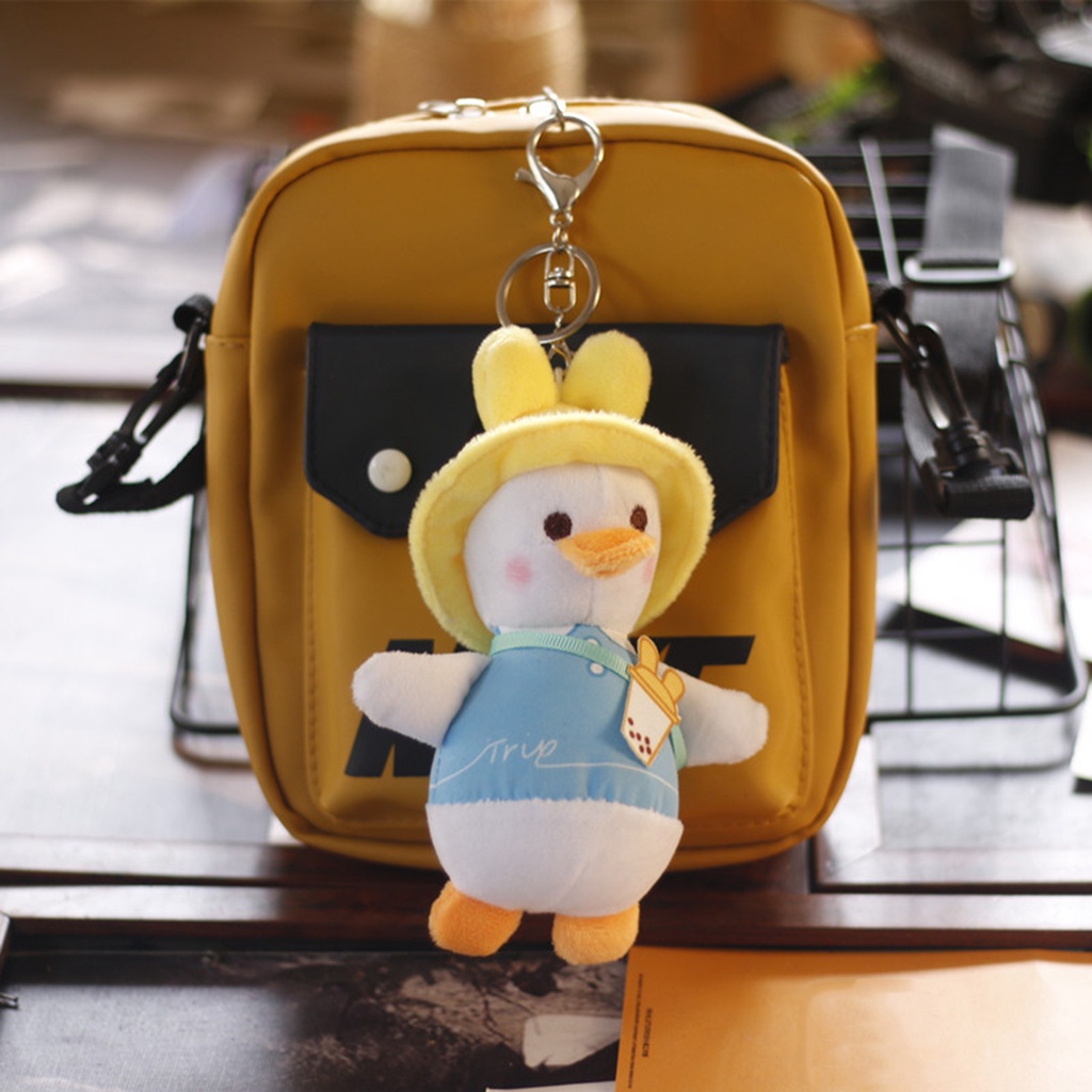 [COD]♋Móc Khóa Vịt Nhồi Bông Xinh Xắn