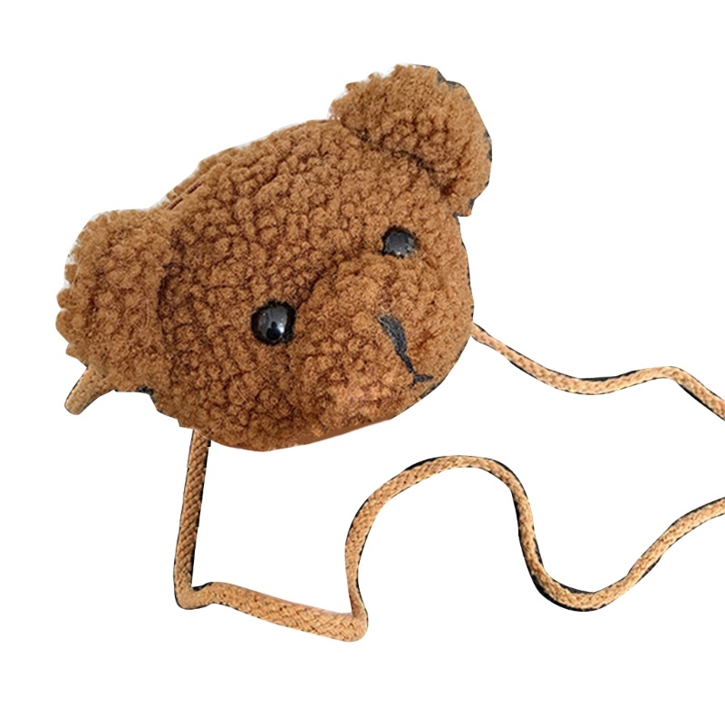 Túi Đeo Chéo Vai Hình Gấu Bông Dễ Thương Dành Cho Nữ