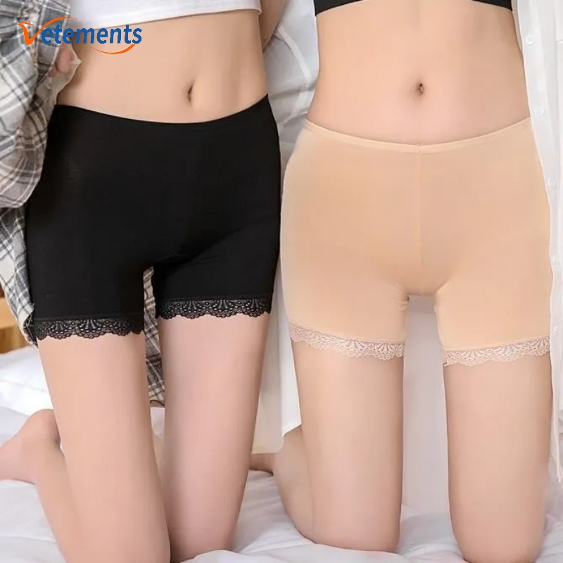 Quần Lót Lụa Lạnh Mềm Mại Co Giãn Không Đường May Thoải Mái Cho Nữ