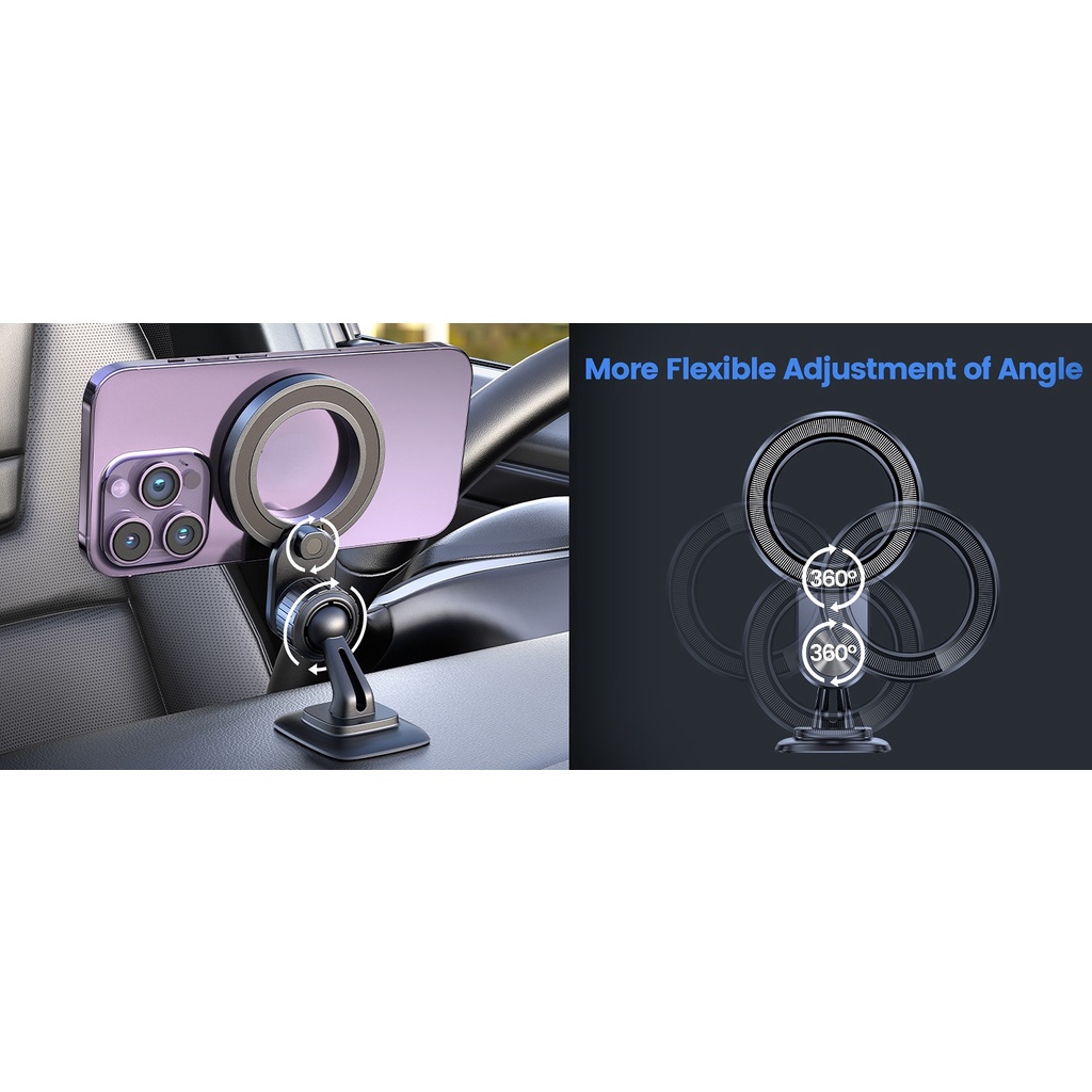 Giá Đỡ Điện Thoại Hít Nam Châm Gắn Xe Hơi Apps2 Cho IPhone 14 13 12 Pro Max Mini Plus Mag