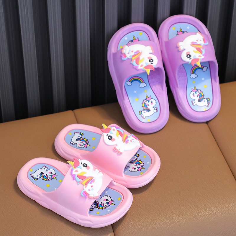 Dép Đi Trong Nhà Mềm Mại Chống Trượt Thời Trang Mùa Hè Cho Bé Gái