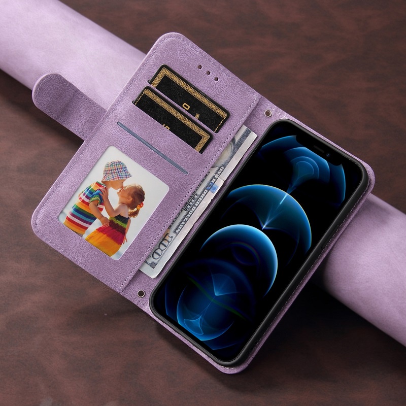 Bao Da Vivo Y12s Y20 Y21 Y33s Y15s Y16 Y22s Điện Thoại Nắp Lật Dạng Ví