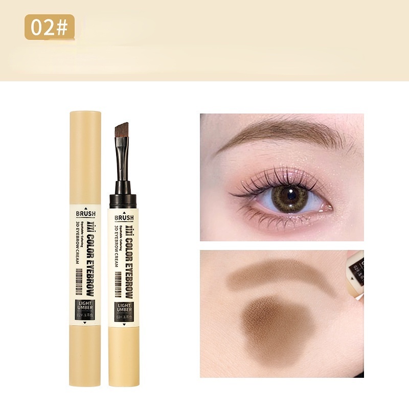 Kem Nhuộm Lông Mày Xixi Thiết Kế Hai Đầu Dễ Lên Màu Tự Nhiên Chống Thấm Nước Không Phai Màu