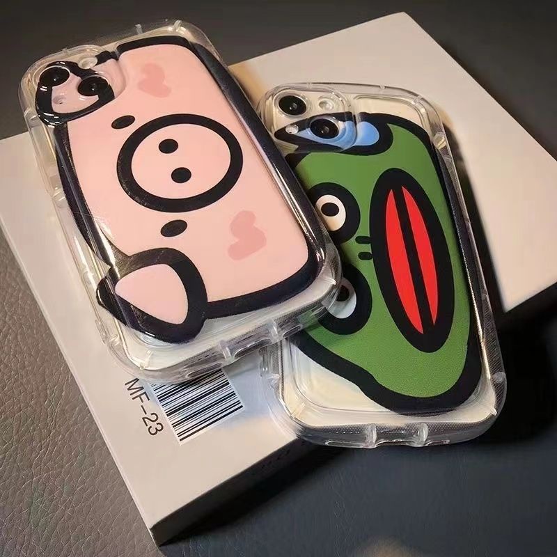 ✅Ốp Điện Thoại In Hình Chú Heo Dễ Thương Cho iPhone 14Promax 13 12 11 7 8Plus XR Xsmax MQ4P