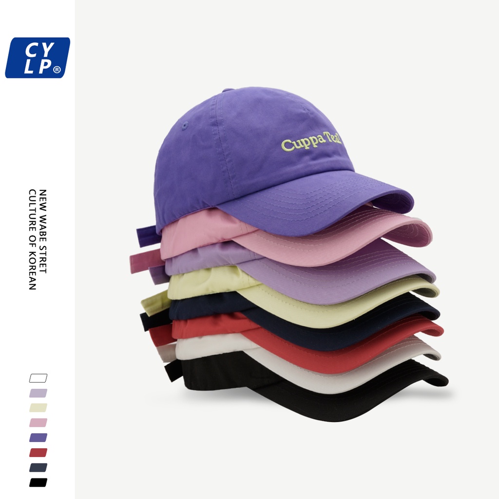 Nón Lưỡi Trai Thêu Chữ Thời Trang Hàn Quốc Dành Cho Nam Nữ