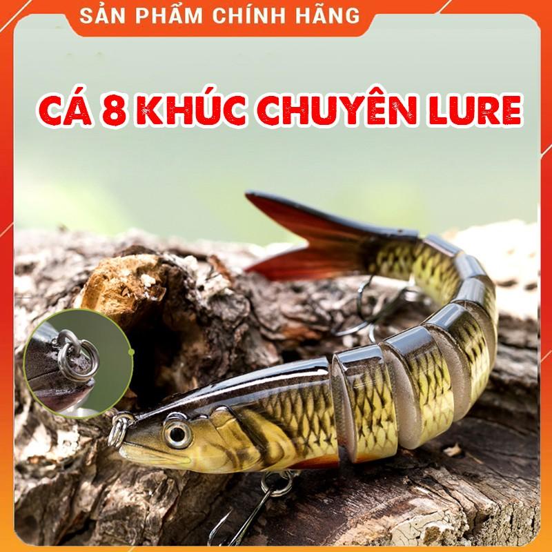 Mồi Câu Cá 8 Khúc Siêu Nhạy, Câu Lure, Cá Lure, lure cực bén, lure nhựa -  DIHOSO FISHING