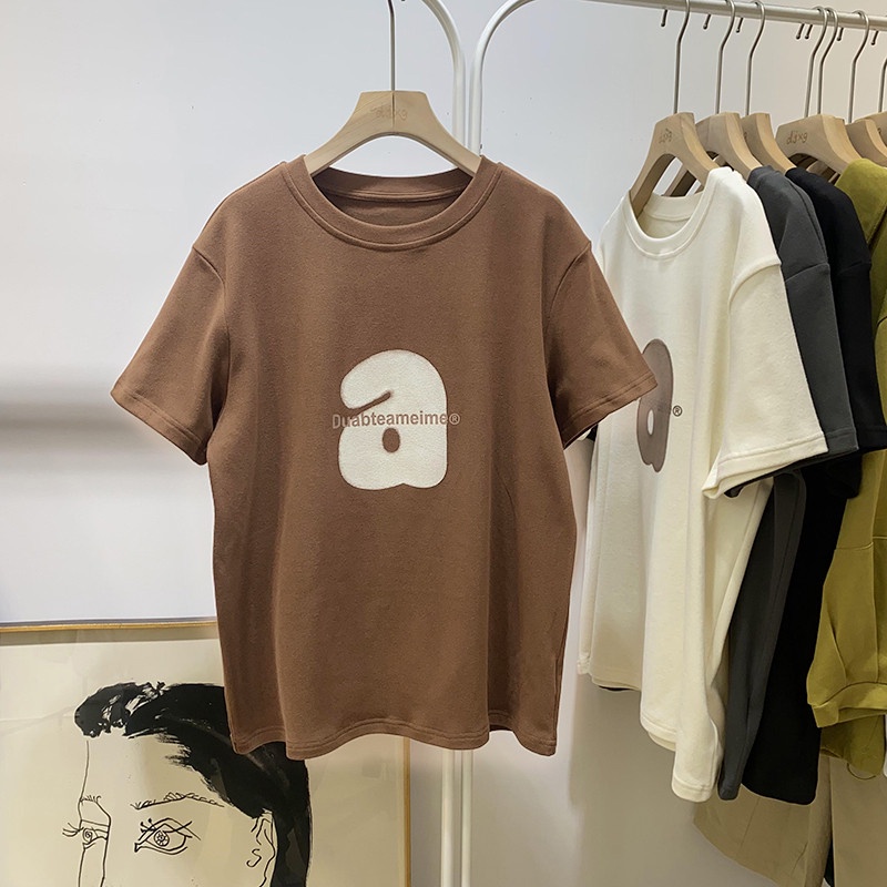 Áo thun NRVP 100% cotton tay ngắn thời trang cho nam và nữ plus size