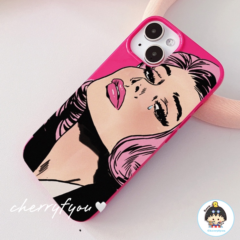 Ốp Điện Thoại TPU Mềm Siêu Mỏng Chống Rơi In Họa Tiết Vui Nhộn Dành Cho IPhone 14 13 12 11 Pro Max