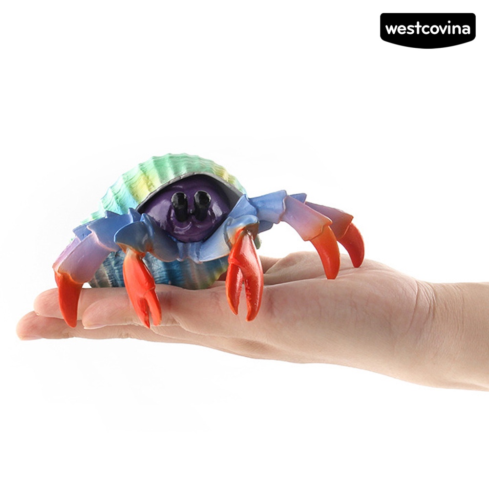 [COD]♋Mô Hình Đồ Chơi Chú Cua Biển Bằng PVC Để Bàn Trang Trí