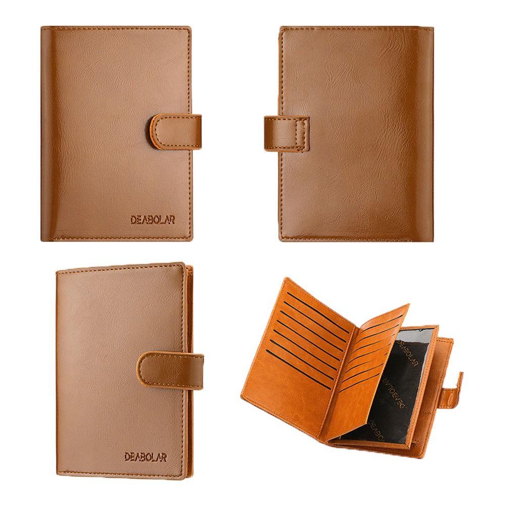 Ví Da PU Cỡ Lớn Đựng Hộ Chiếu In Chữ Thiết Kế Tinh Tế Đa Năng Tiện Dụng Cho Nữ