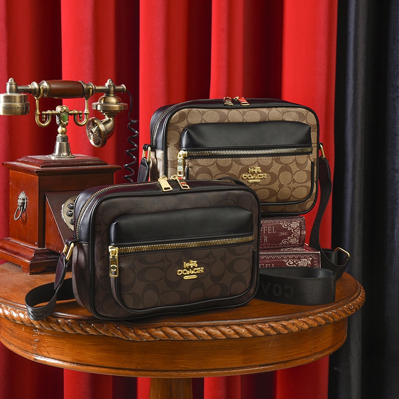 Túi đeo Chéo Nam Nữ Coach Da Đeo Vai Chất Lượng Tốt đi Du Lịch Thời Trang