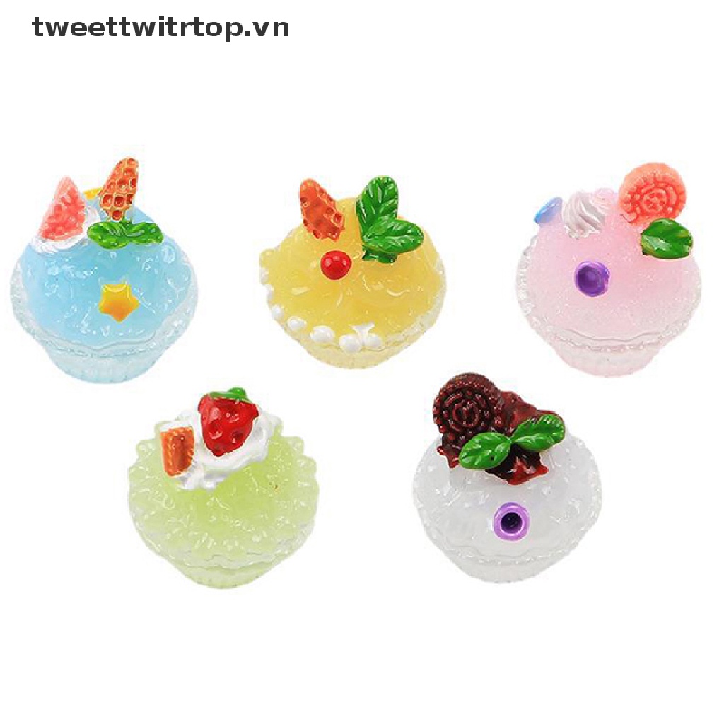 Set 5 Ly Nước Mini Đồ Chơi Cho Nhà Búp Bê