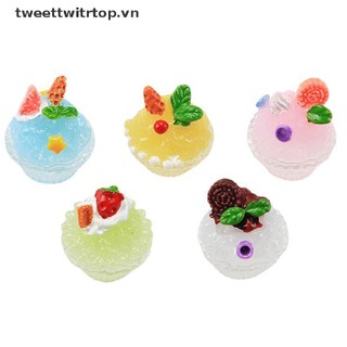 Set 5 Ly Nước Mini Đồ Chơi Cho Nhà Búp Bê