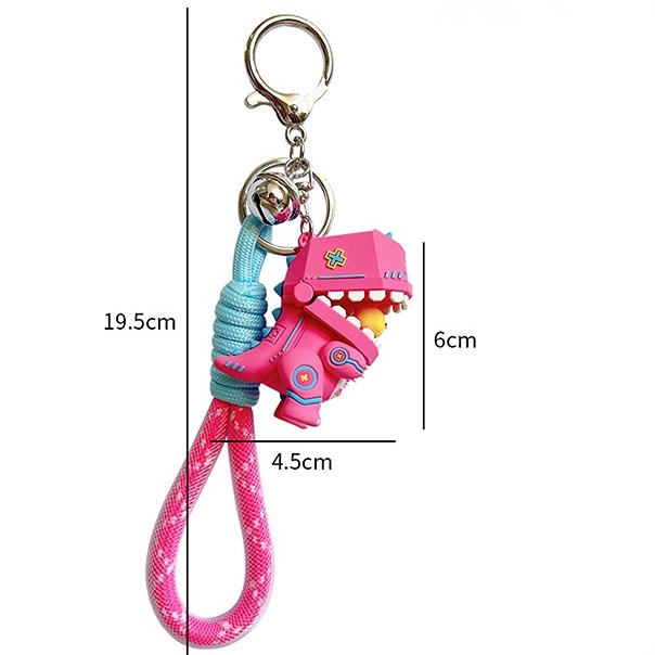Móc Chìa Khóa Hình Chú Gà / Khủng Long Đơn Giản Sáng Tạo Thời Trang