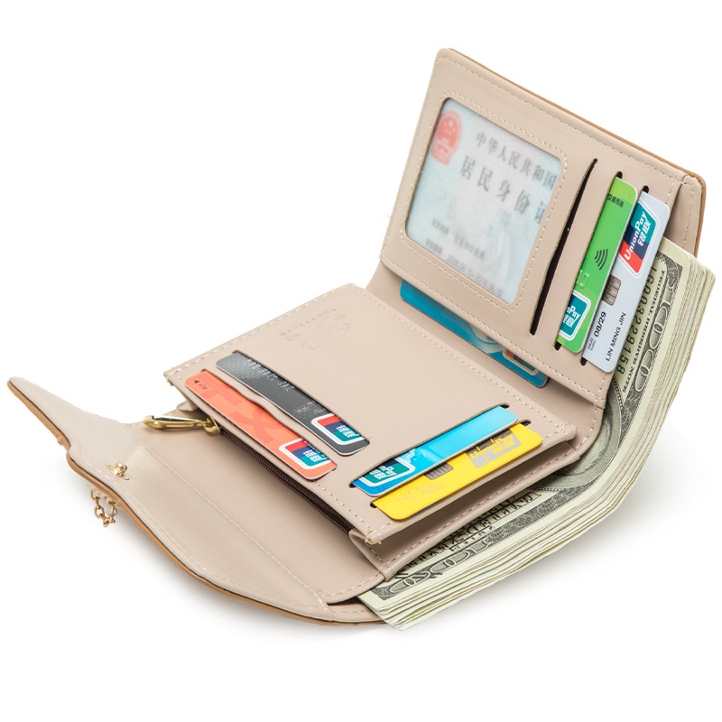 Ví Gấp Ba Thời Trang Xinh Xắn Dành Cho Nữ