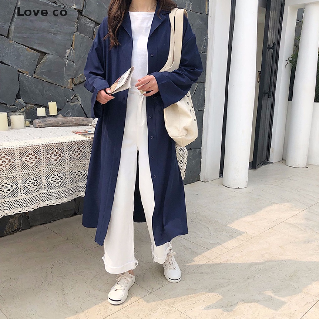 Áo Khoác Cardigan Tay Cánh Dơi Màu Trơn Dáng Rộng Thời Trang Xuân Thu Cho Nữ