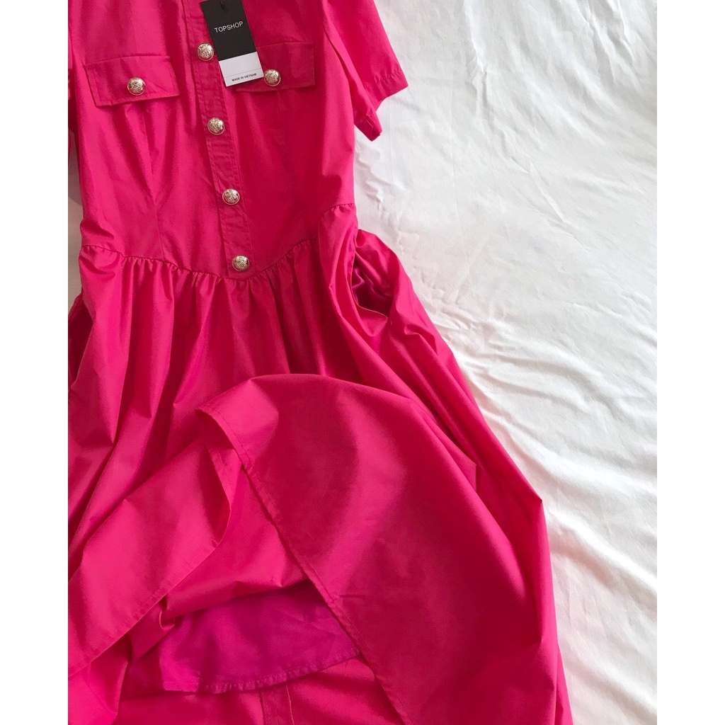 Đầm Midi Đính Nút T.o.p.s.h.op