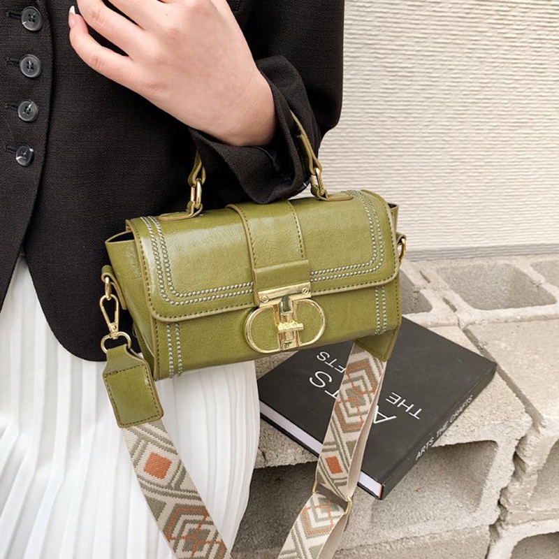 Túi Đeo Vai Dây Bản Rộng Phong Cách Hàn Quốc Thời Trang Cao Cấp Cho Nữ