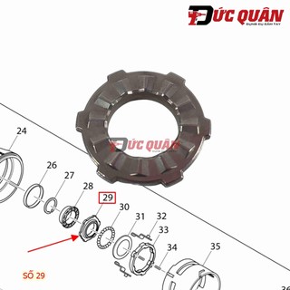 Nhông cảm máy dtp141/ tp131/ tp130 makita 223176-8