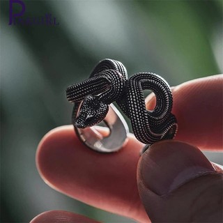 Nhẫn hình rắn đơn giản thời trang cho nam và nữ