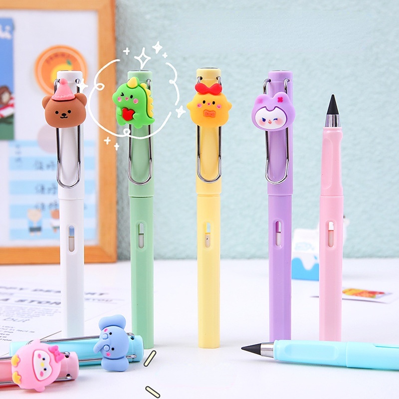 Bút Chì / Bút Chì Không Dây Họa Tiết Trái Cây Hoạt Hình Dễ Thương