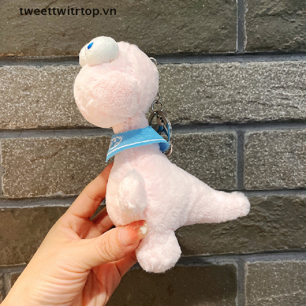 1 Móc Khóa Khủng Long Nhồi Bông 15cm Dễ Thương