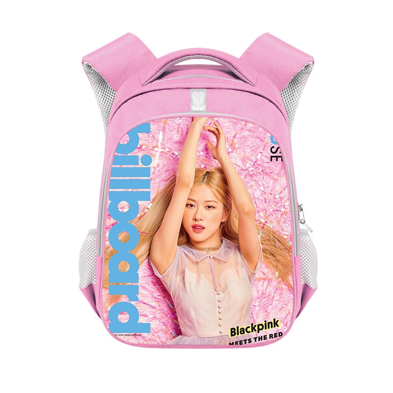 Balo Cỡ Lớn Thoáng Khí Chống Thấm Nước In Họa Tiết Nhóm Nhạc Blackpink Thời Trang Cho Nam Và Nữ