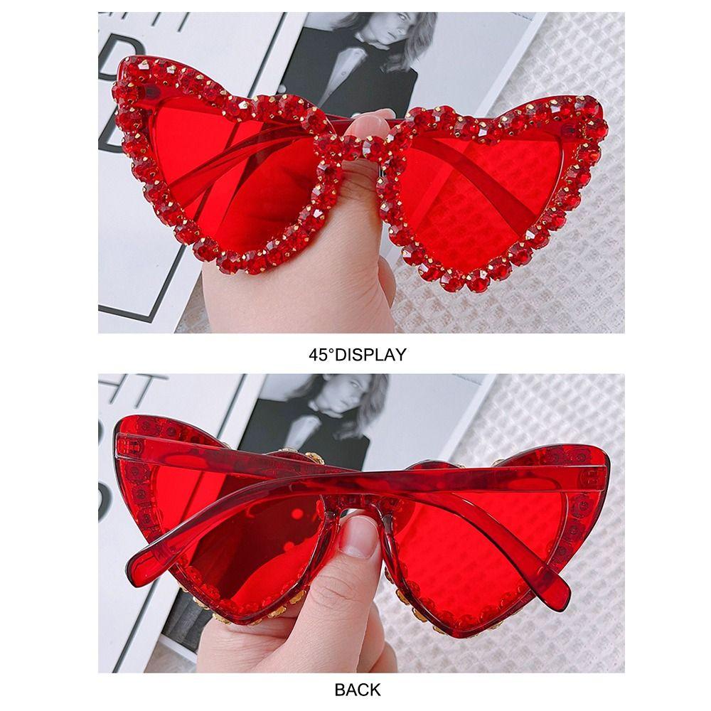 ESPO Kính Mát Hình Trái Tim Phong Cách Hip Hop Cho Nữ