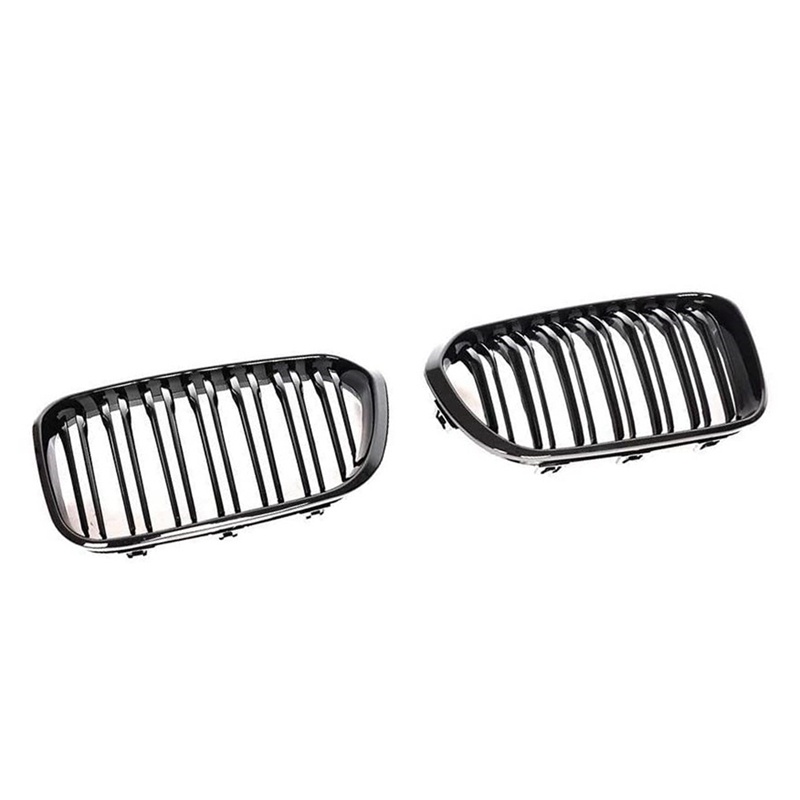 Cản trước Lưới tản nhiệt Bảo vệ tản nhiệt Phụ tùng nướng cho BMW 1 Dòng F20 F21 2015-2017 116I 118I 120I 125I LCI