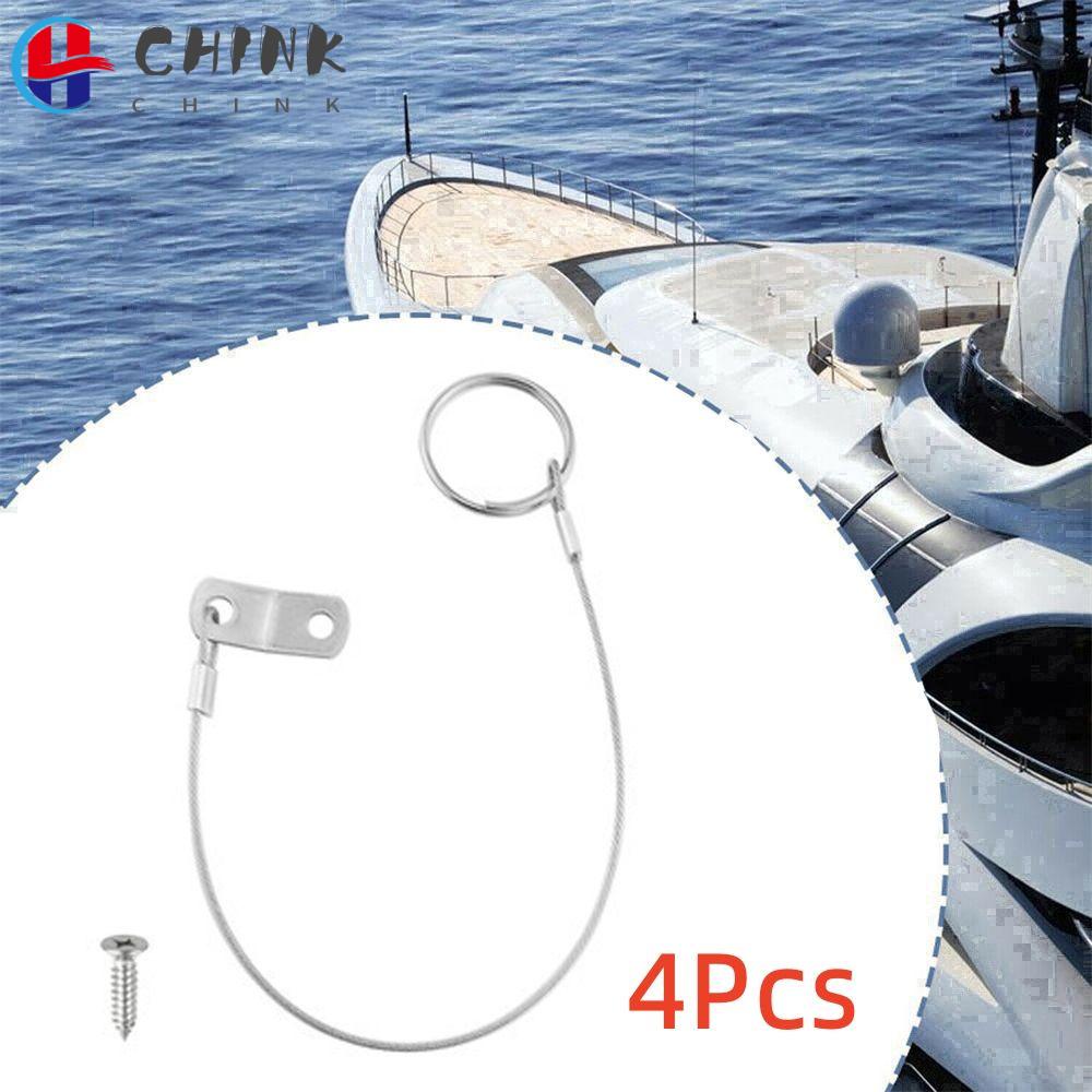 Set 4 Vòng Cao Su Gắn Dây Thừng Thuyền Chống Thất Lạc Tháo Gỡ Nhanh