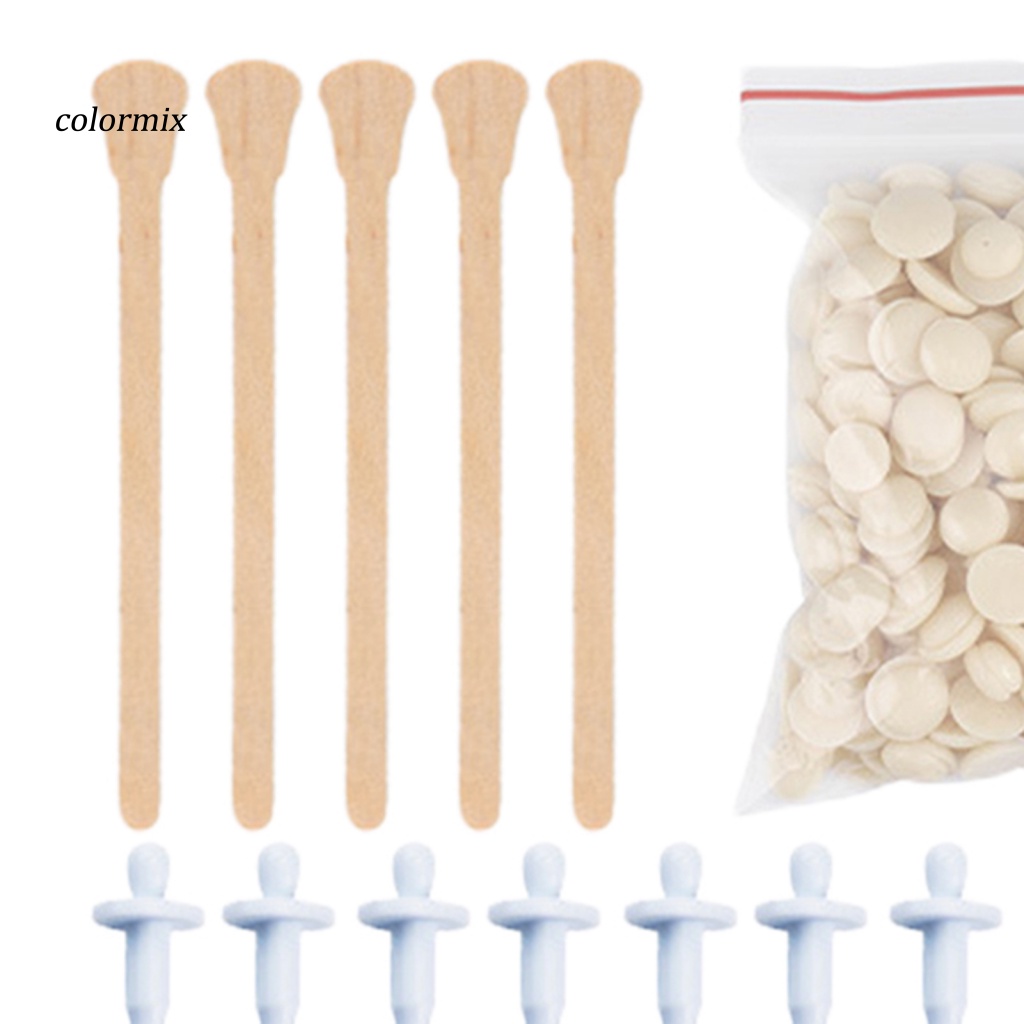 1 Set Rich Accessories Nose Hair Remove Kit Home Supply Hot Film Hard Wax Bean Nose Hair Plucking Tools Easy Operation
