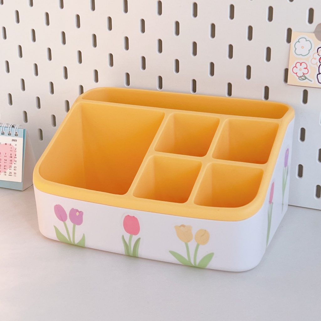 Hộp Đựng Mỹ Phẩm Để Bàn Chia Ngăn Tiện Lợi