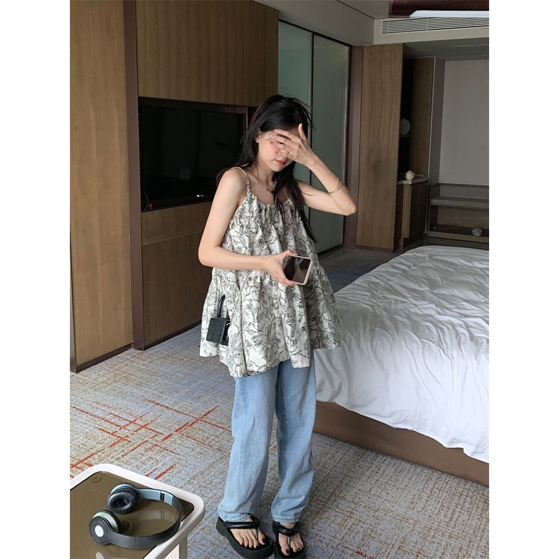 Đầm Hoa Dáng Rộng Thiết Kế Mới Thời Trang Mùa Hè Dành Cho Nữ