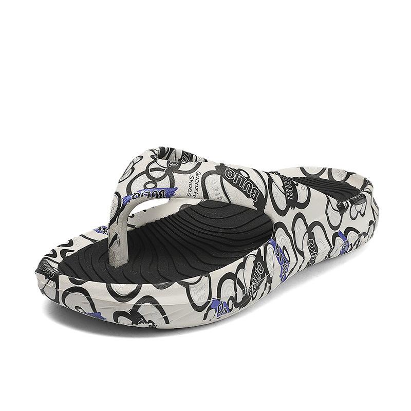 Hàng Bán Chạy Dép Kẹp Eva Đế Dày Chống Trượt In Hình Graffiti Thời Trang Cho Cặp Đôi