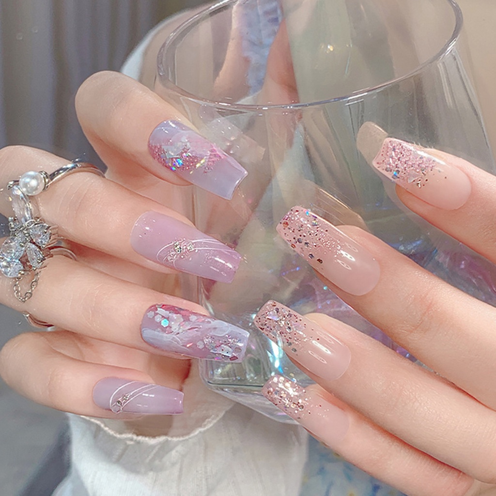 1 Hộp Kim Tuyến Lấp Lánh Trang Trí Móng Tay Nghệ Thuật