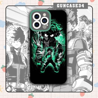 Ốp iphone cạnh vuông Guncase34 My Hero Academia 6/6s/7/7plus/8/8plus/x/xr/xs/11/12/13/pro/plus/promax/14prm