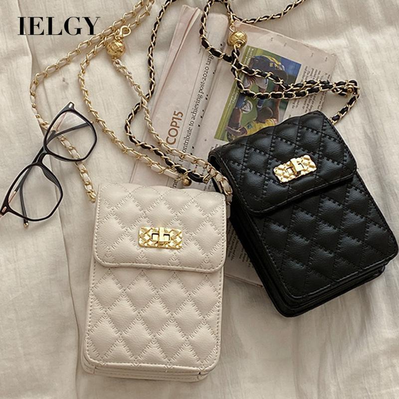 Túi đeo chéo IELGY dáng vuông nhỏ phong cách Hàn Quốc thời trang trẻ trung dành cho nữ