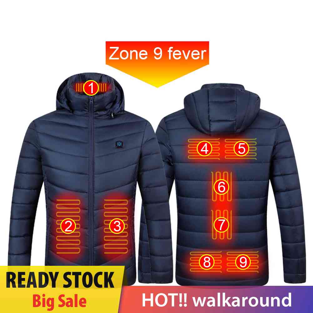 Áo Khoác Giữ Nhiệt Có Mũ Trùm Đầu Chất Liệu Polyester Cho Nam Giới