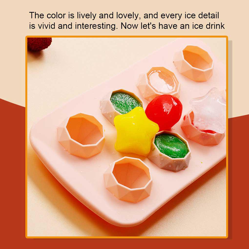 Khuôn Silicone Làm Đá / Sô Cô La / Thạch Hình Ngôi Sao Chống Dính Tiện Dụng Cho Nhà Bếp