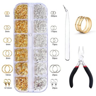 Bộ Dụng Cụ Làm Trang Sức Thủ Công Gồm Vòng Nhẫn Mở Móc Tôm Hùm