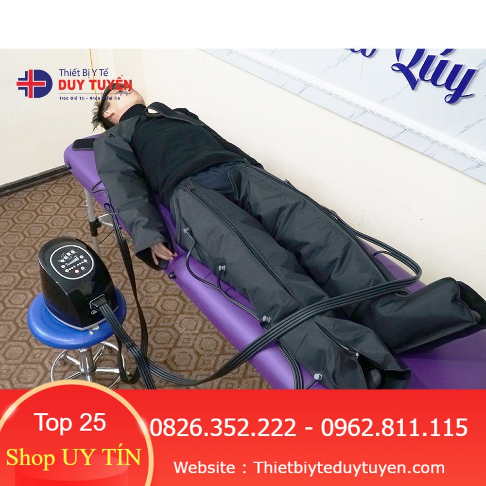 Máy nén khí trị liệu xoa bóp toàn thân bằng áp lực hơi