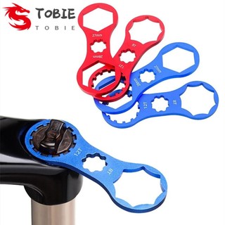 Tobie fork shoulder wrench for suntour xcr xct xcm rst 8/12t 27/28mm repair wrench disassembly tools bicycle front fork cycling accessories removal tool