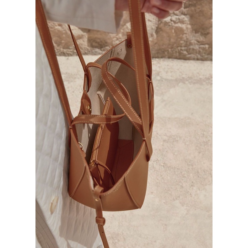 Túi Xách Đeo Vai / Kẹp Nách Chất Liệu Da Bò Họa Tiết Mặt Cười Phong Cách Thời Trang Pháp Dành Cho Nữ