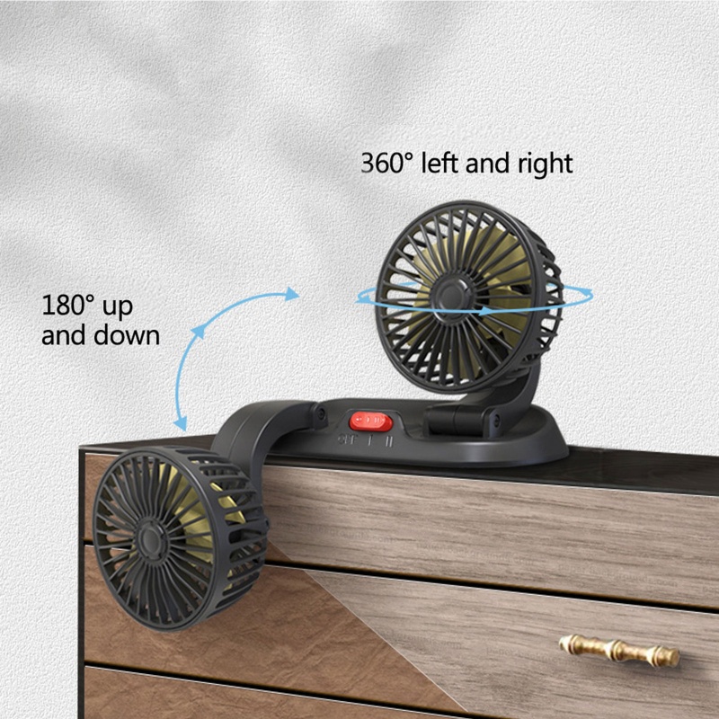 Quạt Mini Cầm Tay Chạy Bằng Pin Với Đế Linh Hoạt Có Thể Điều Chỉnh